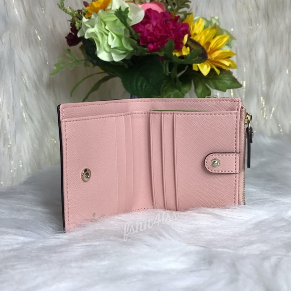 🔥SALE🔥Kate Spade SM Zip Bifold Flamingo Wallet - Picture 7 of 8